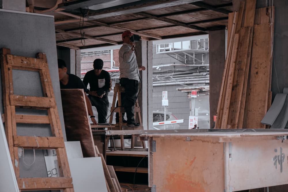 Gérant de PME du bâtiment sur un chantier